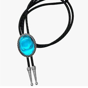 Western Man's Stone Bolo Tie